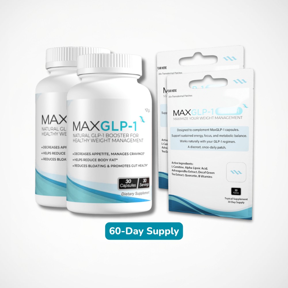 MaxGLP-1+ Combo - 30-Day | Combo GLP Patch and Bottle