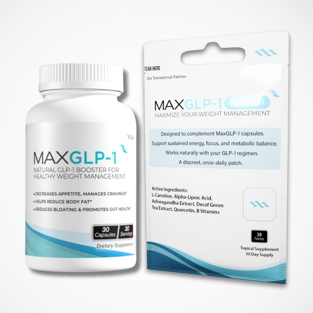 MaxGLP-1+ Combo - 30 Capsules & 30 Patches