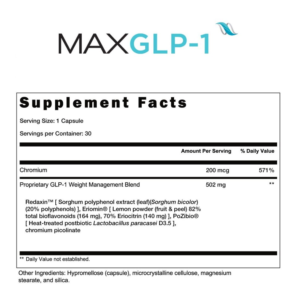 MaxGLP-1 - 30-Day Supply – 30 Capsules